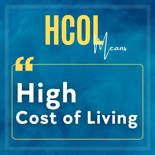 Meaning of HCOL mentioned in a picture