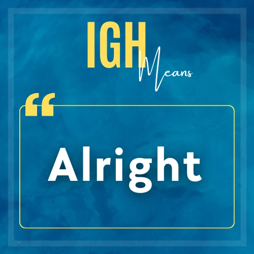 Meaning of IGH mentioned in a picture