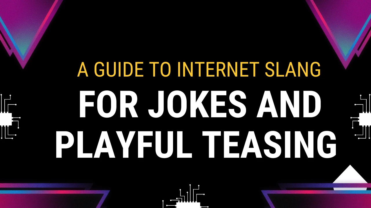About Internet slangs those for playful teasing