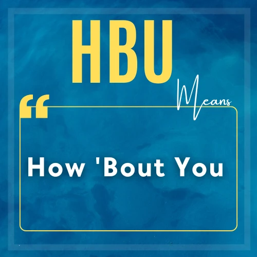 HBU meaning 