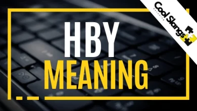 What is HBY Meaning In Text