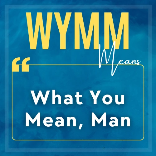 WYMM meaning mentioned in the picture