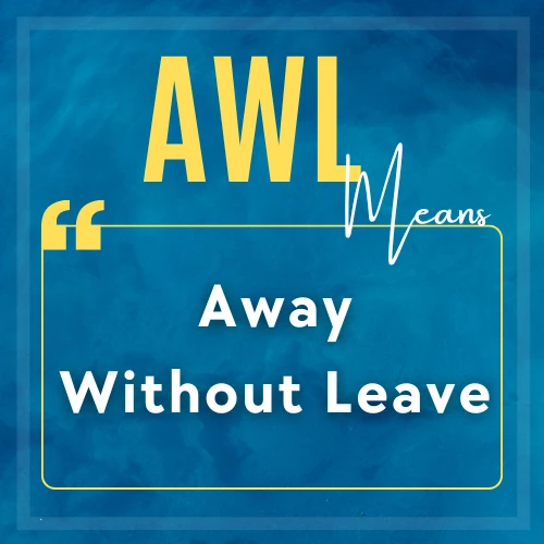 Meaning of AWL Mentioned in a picture 