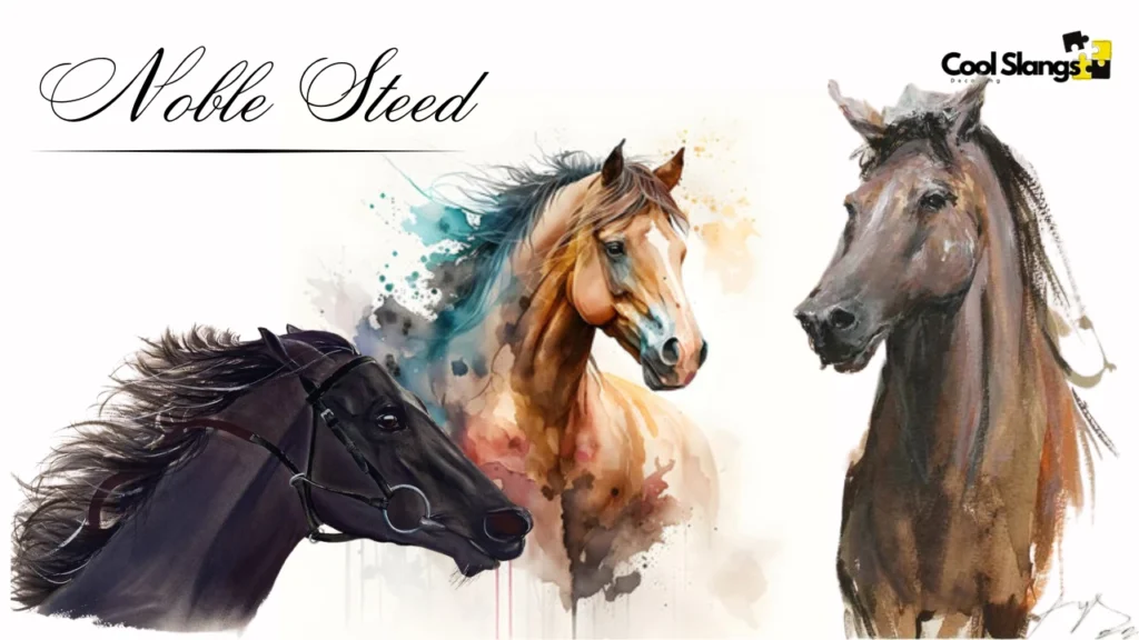 Noble steeds painting 