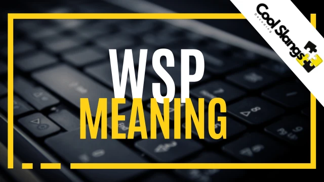 What does WSP mean?