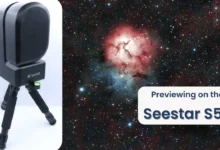 what does Previewing on the Seestar S50 mean