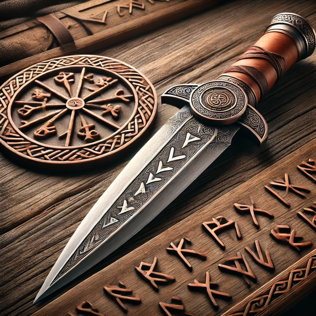 Runes Are Carved on Thorfinn’s Dagger