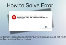 errordomain=nscocoaerrordomain&errormessage=could not find the specified shortcut.&errorcode=4