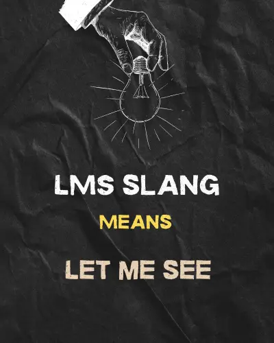 LMS slang meaning