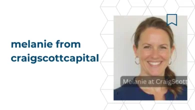 who is melanie from craigscottcapital?