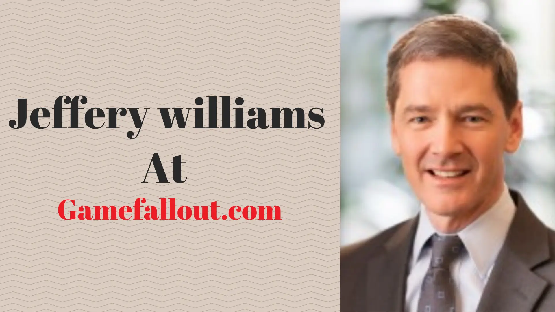 The author jeffery williams at gamefallout.com