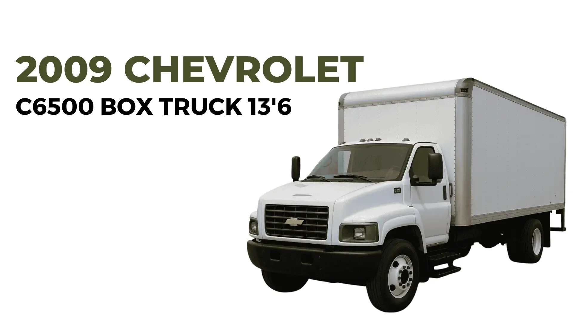 2009 Chevrolet C6500 Box Truck 13'6"