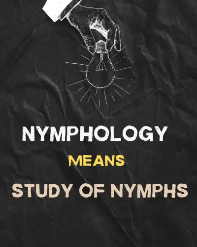 Nymphology means Study of Nymphs