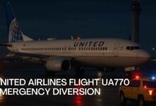 united airlines flight ua770 emergency diversion