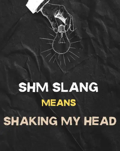 SMH Means" shaking my head"