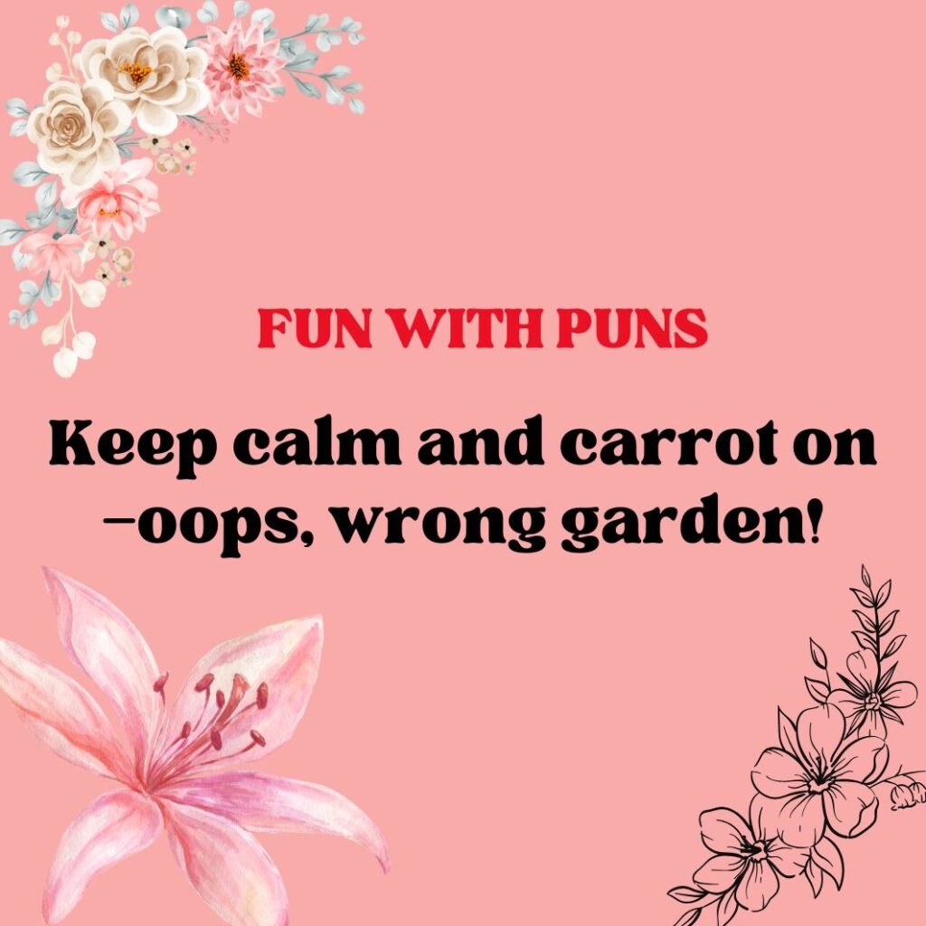 Fun with Flower Puns 