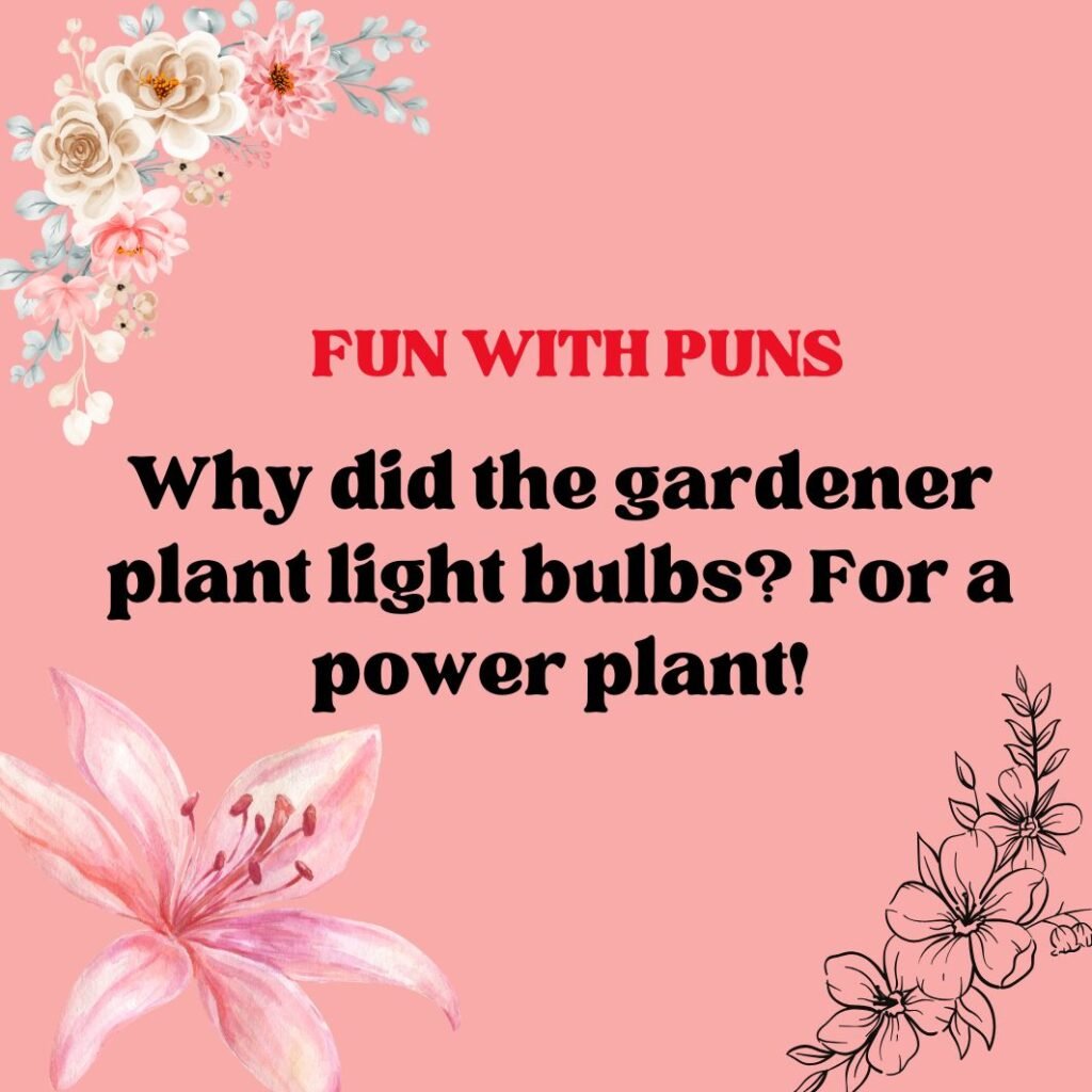 Fun with Flower Puns 
