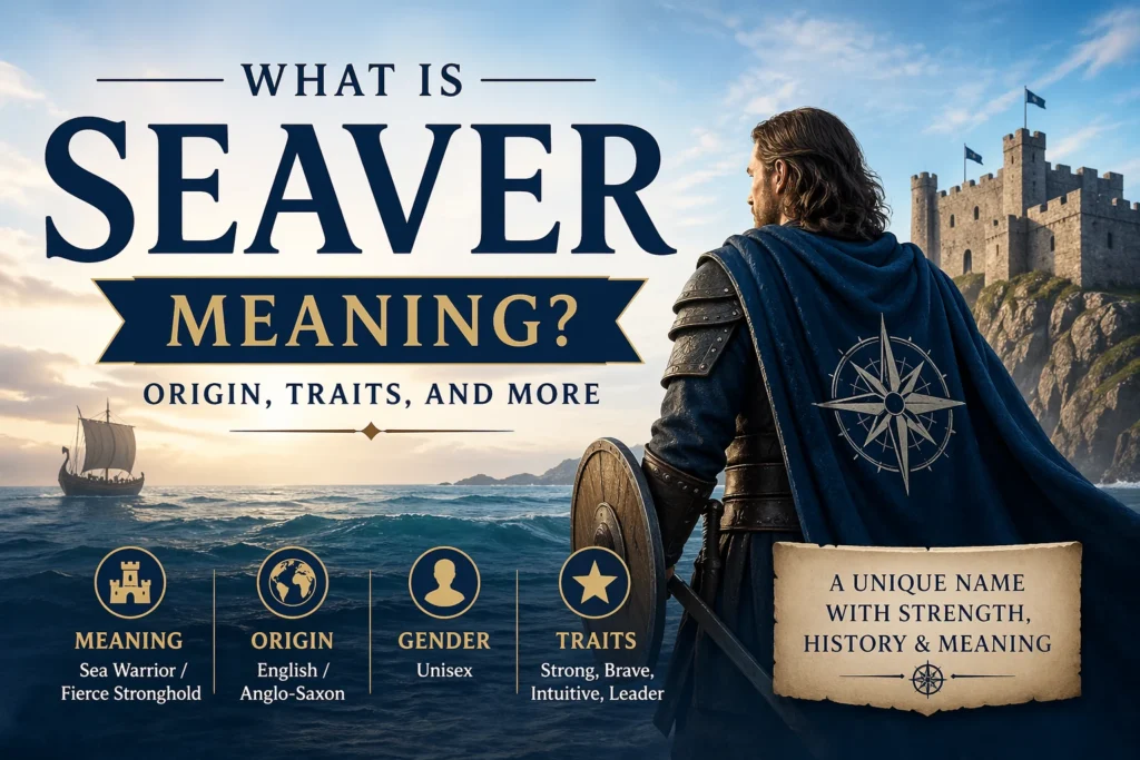 seaver meaning mentioned in the picture