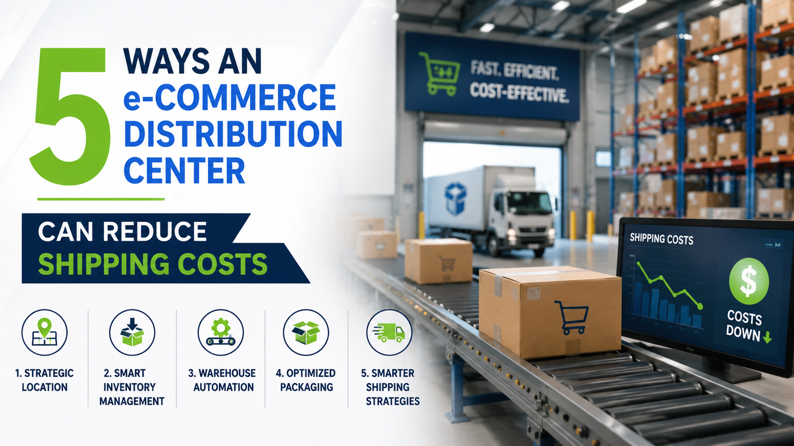 Ways e-commerce centers reduce shipping costs